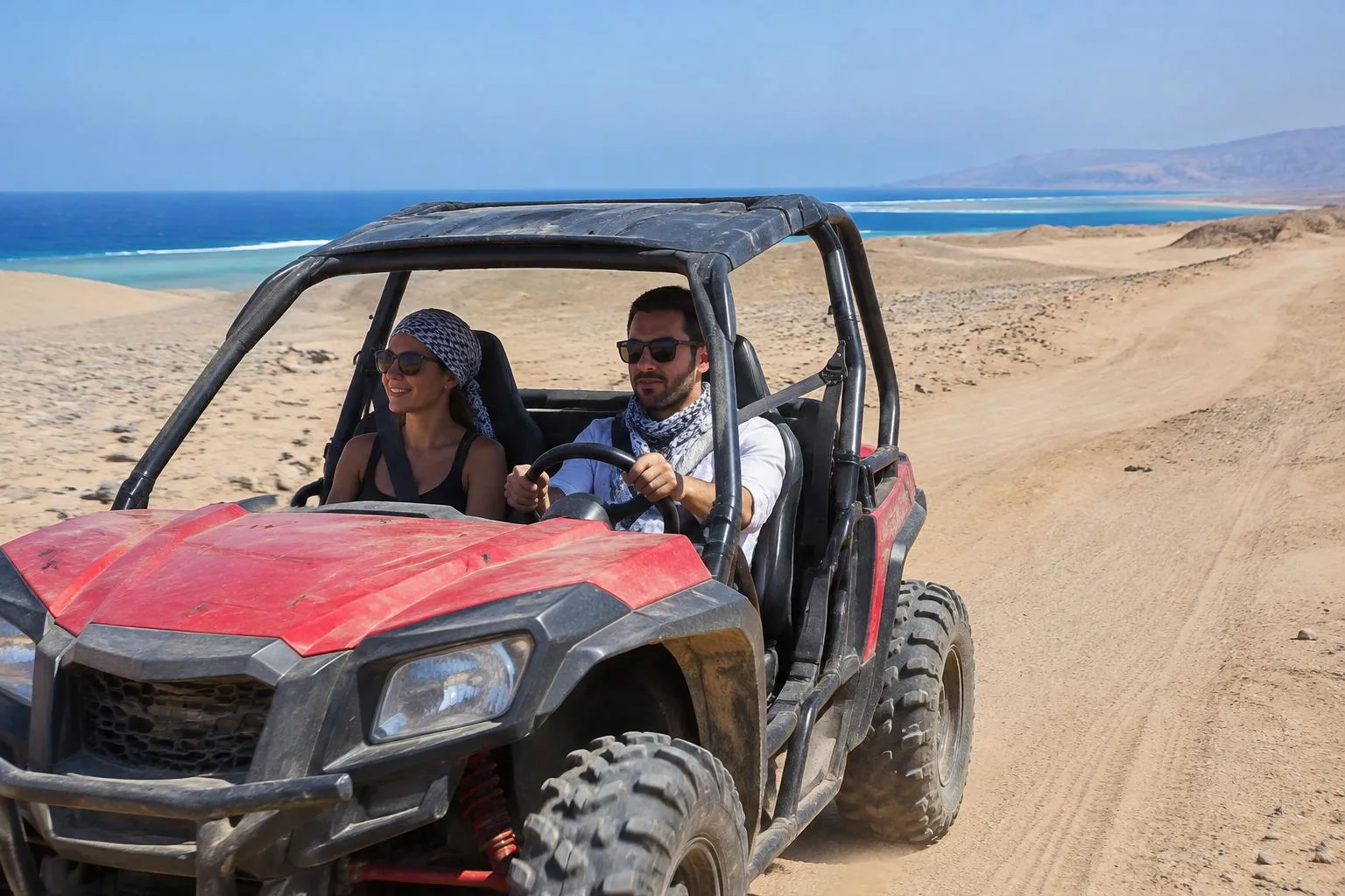 Marsa Alam safari med dobbel buggy: Morgentur