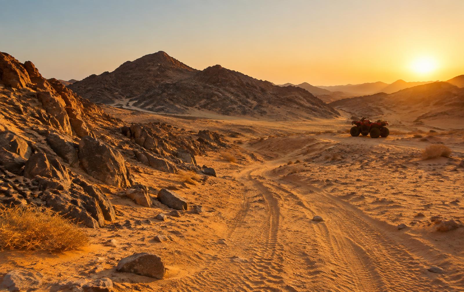 Marsa Alam mönkijäsafari aavikolla