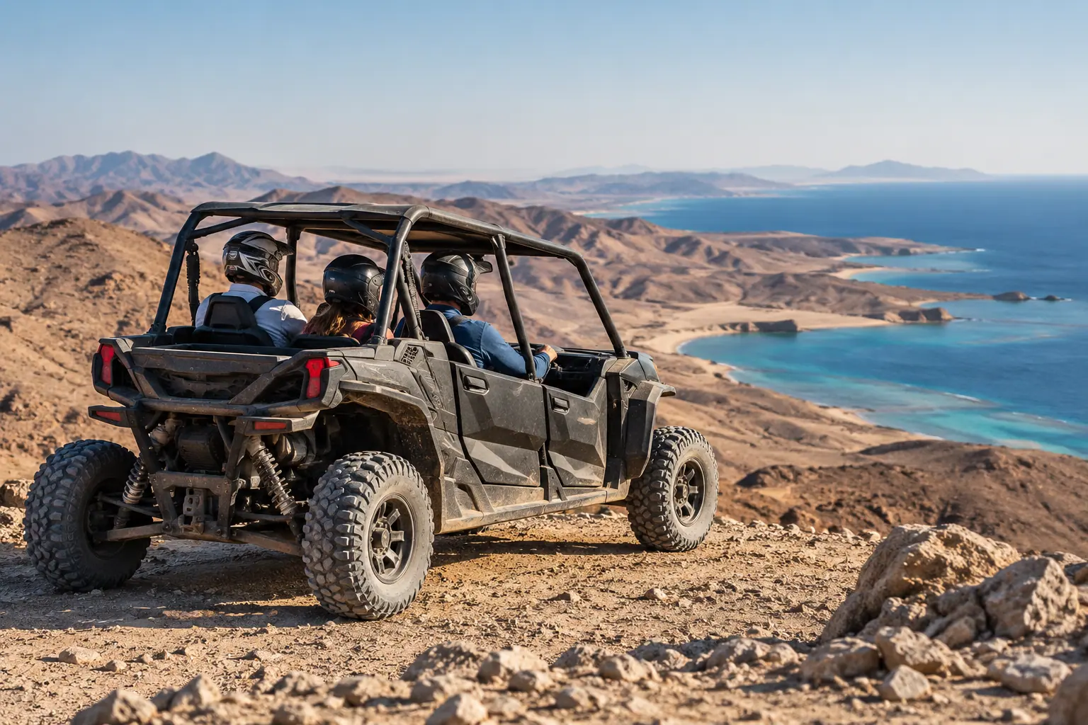 Buggy-safari perheille aamulla: Marsa Alam