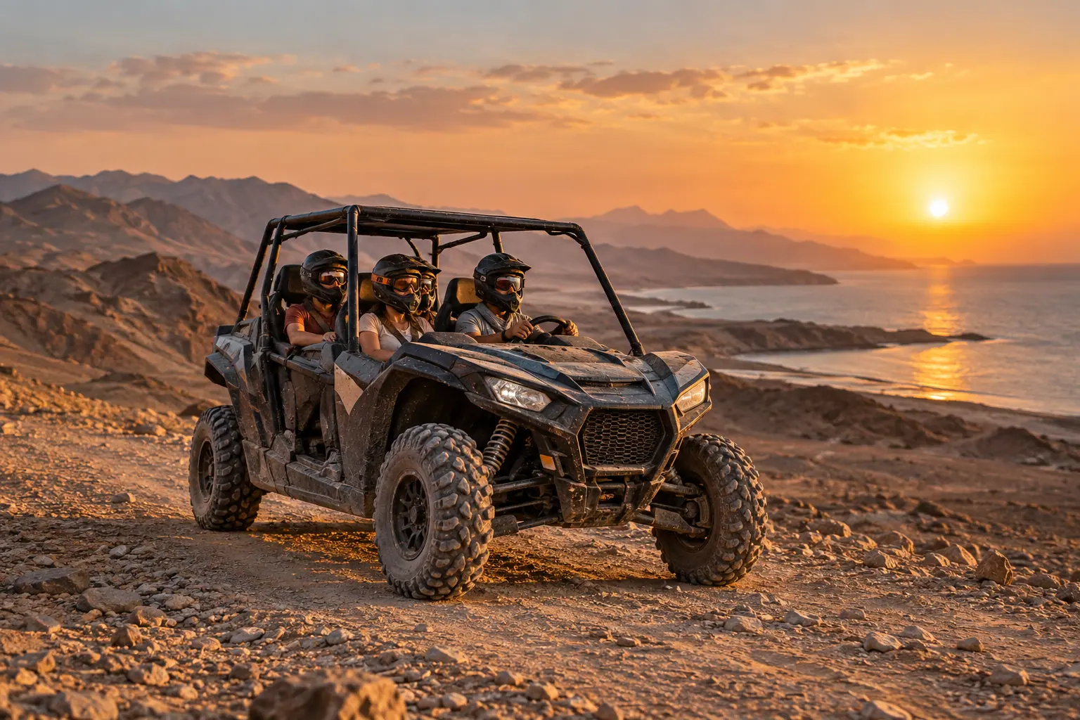 Buggy Safari Family Sunset Ride with Dinner: Marsa Alam