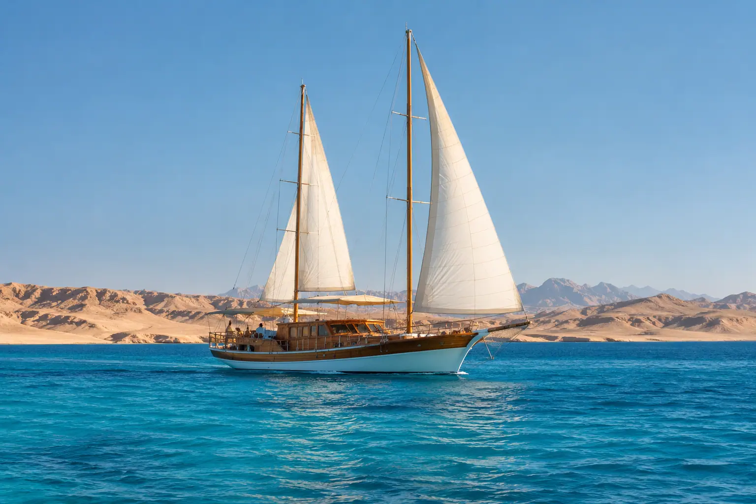 Pirates luksussejlads til Marsa Mubarak