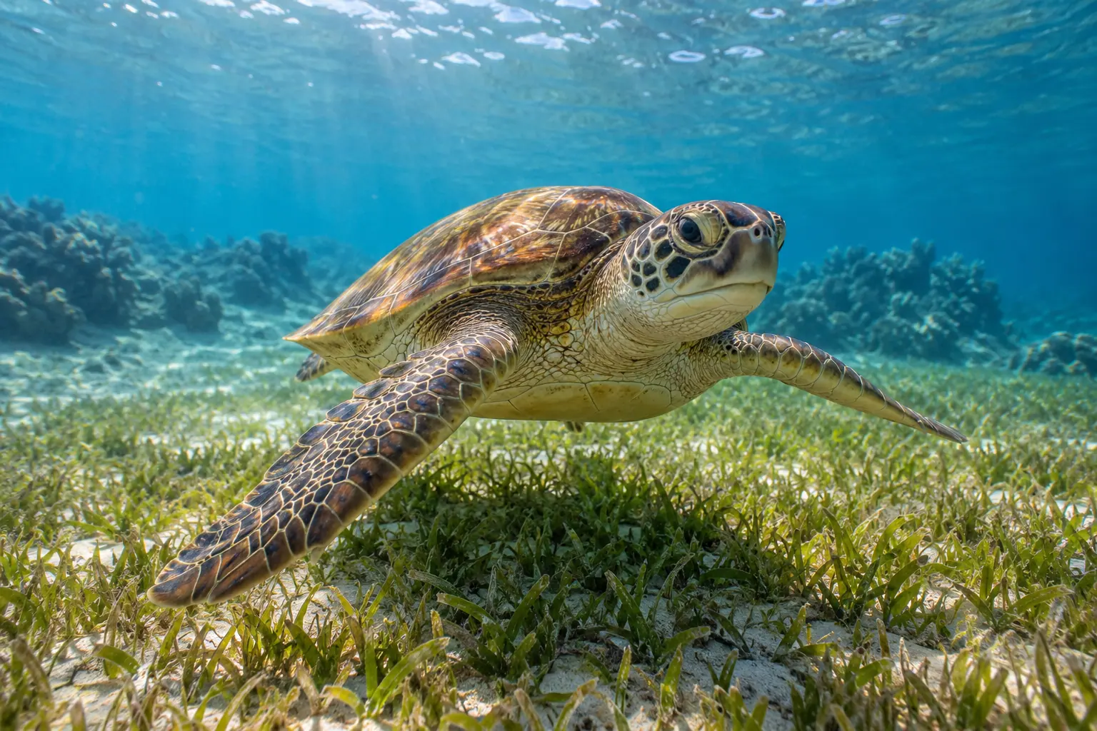 Sortie snorkeling avec tortues et dugong à Marsa Mubarak